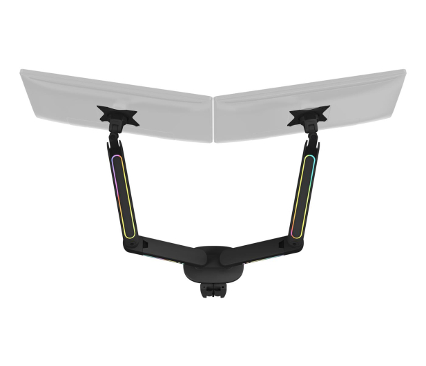 Deltaco Podwójny uchwyt GAM-135 RGB - Czarny - 1115376 - zdjęcie 3